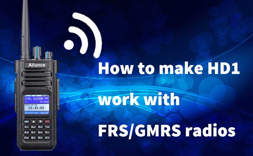 Does amateur radios can work with FRS/GMRS radios?